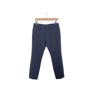 NILI LOTAN Pants Size 10 (Estimate) Navy Blue Crepe SEE MEASUREMENTS SIZE CHART